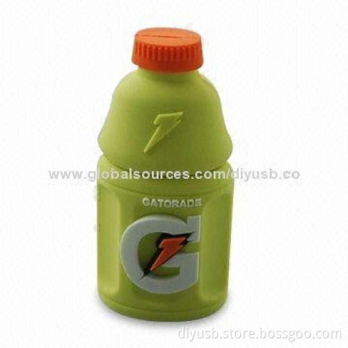 USB Flash Driver with 64MB to 32GB Capacity, 10-year Data Retention and Customized Shapes Available